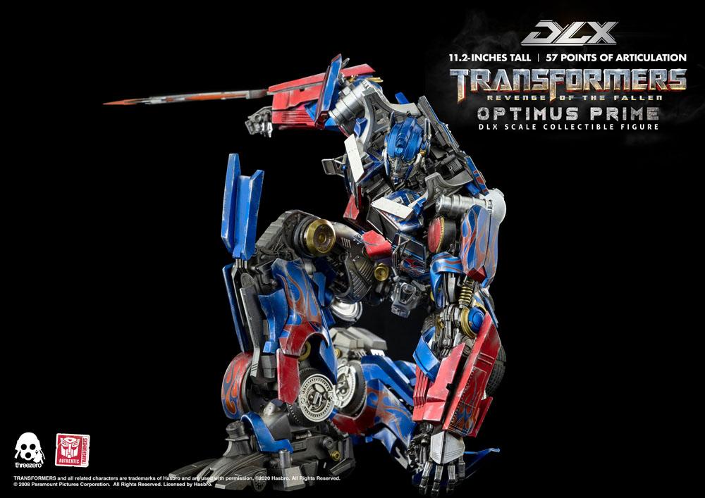 TRANSFORMERS: REVENGE OF THE FALLEN – FIGURA DLX OPTIMUS PRIME 28 CM (THREEZERO)