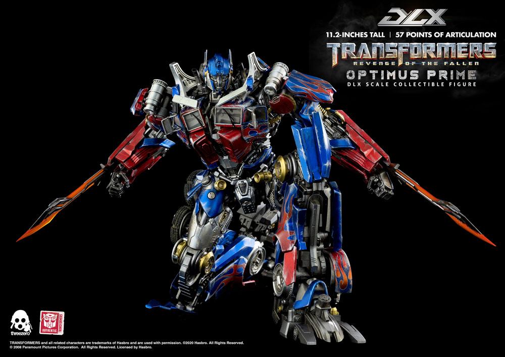 TRANSFORMERS: REVENGE OF THE FALLEN – FIGURA DLX OPTIMUS PRIME 28 CM (THREEZERO)