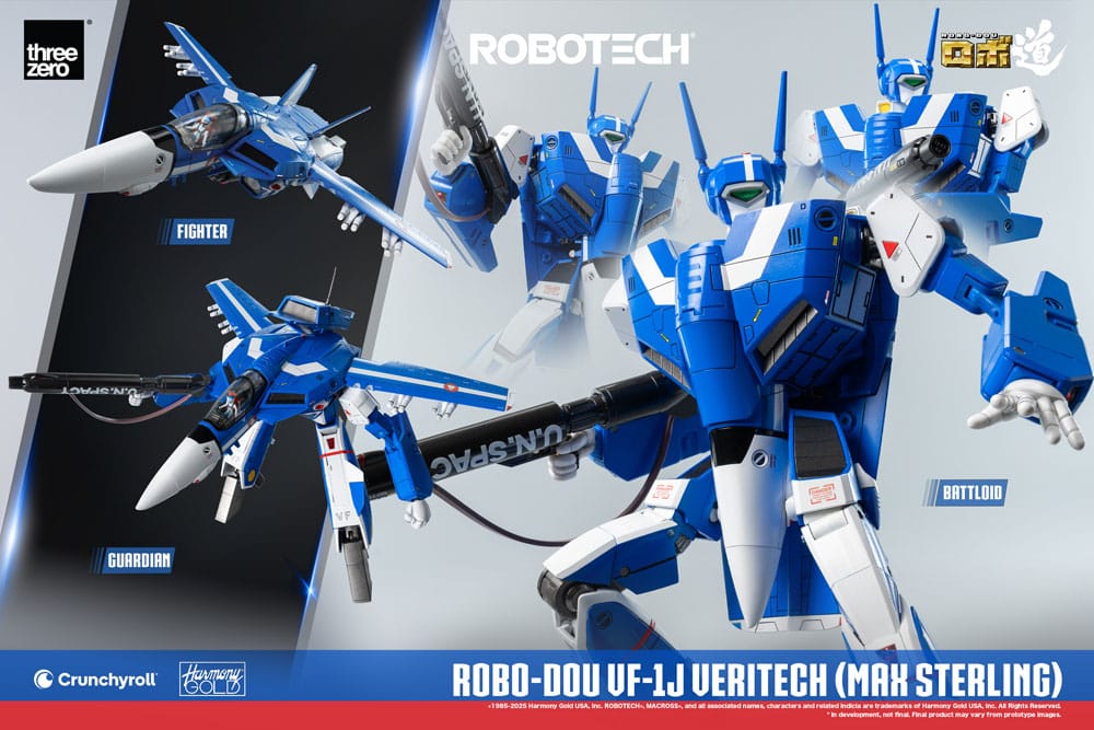 ROBO-DOU VF-1J VERITECH (MAX STERLING) – FIGURA 20 CM (THREEZERO – ROBOTECH)
