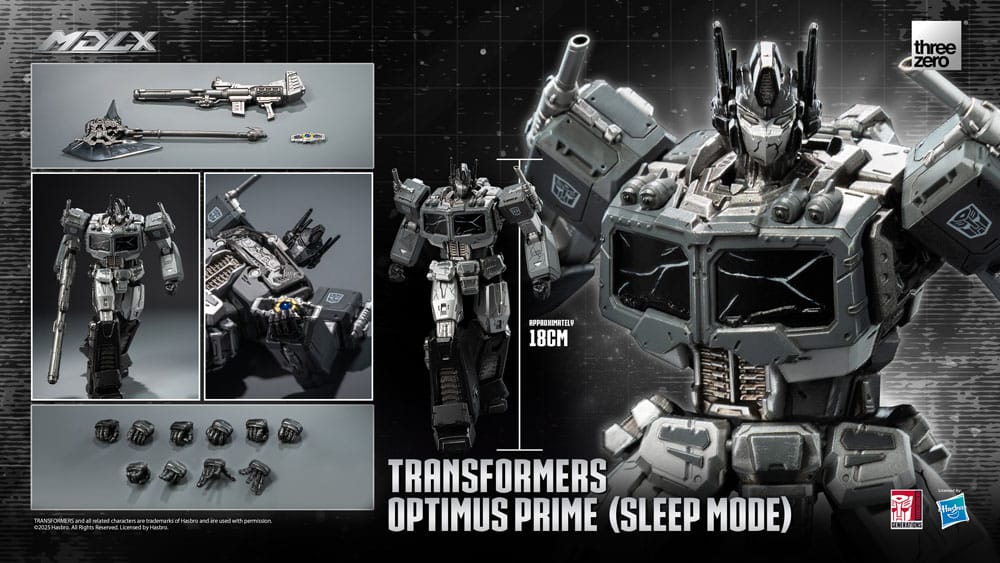 OPTIMUS PRIME (SLEEP MODE) – FIGURA MDLX 18 CM (THREEZERO – TRANSFORMERS)