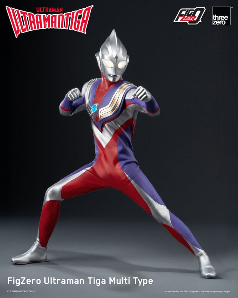 ULTRAMAN TIGA MULTI TYPE – FIGURA FIGZERO 1/6 32 CM (THREEZERO – ULTRAMAN)