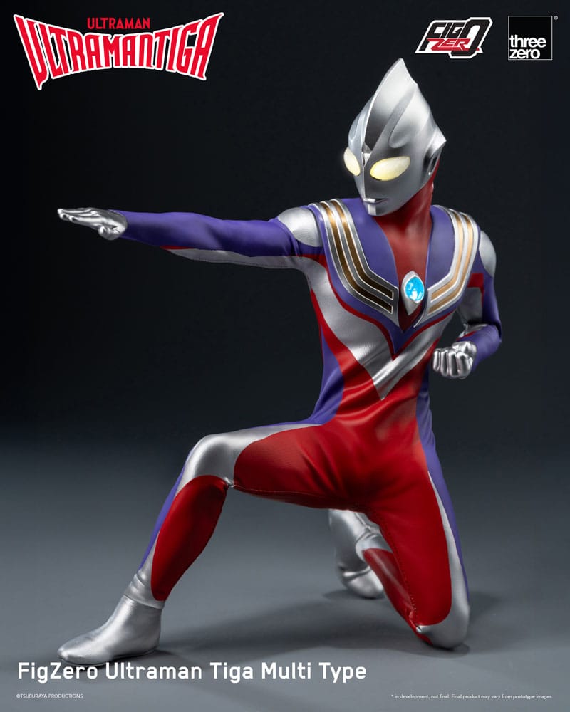 ULTRAMAN TIGA MULTI TYPE – FIGURA FIGZERO 1/6 32 CM (THREEZERO – ULTRAMAN)