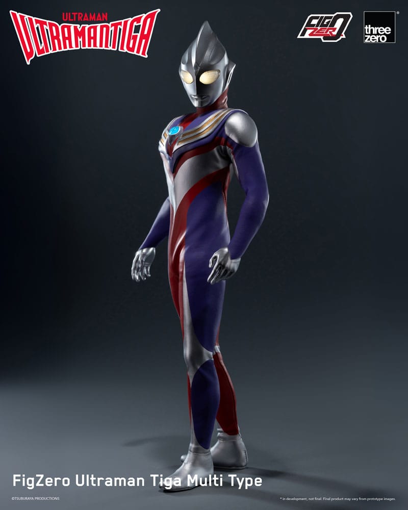 ULTRAMAN TIGA MULTI TYPE – FIGURA FIGZERO 1/6 32 CM (THREEZERO – ULTRAMAN)