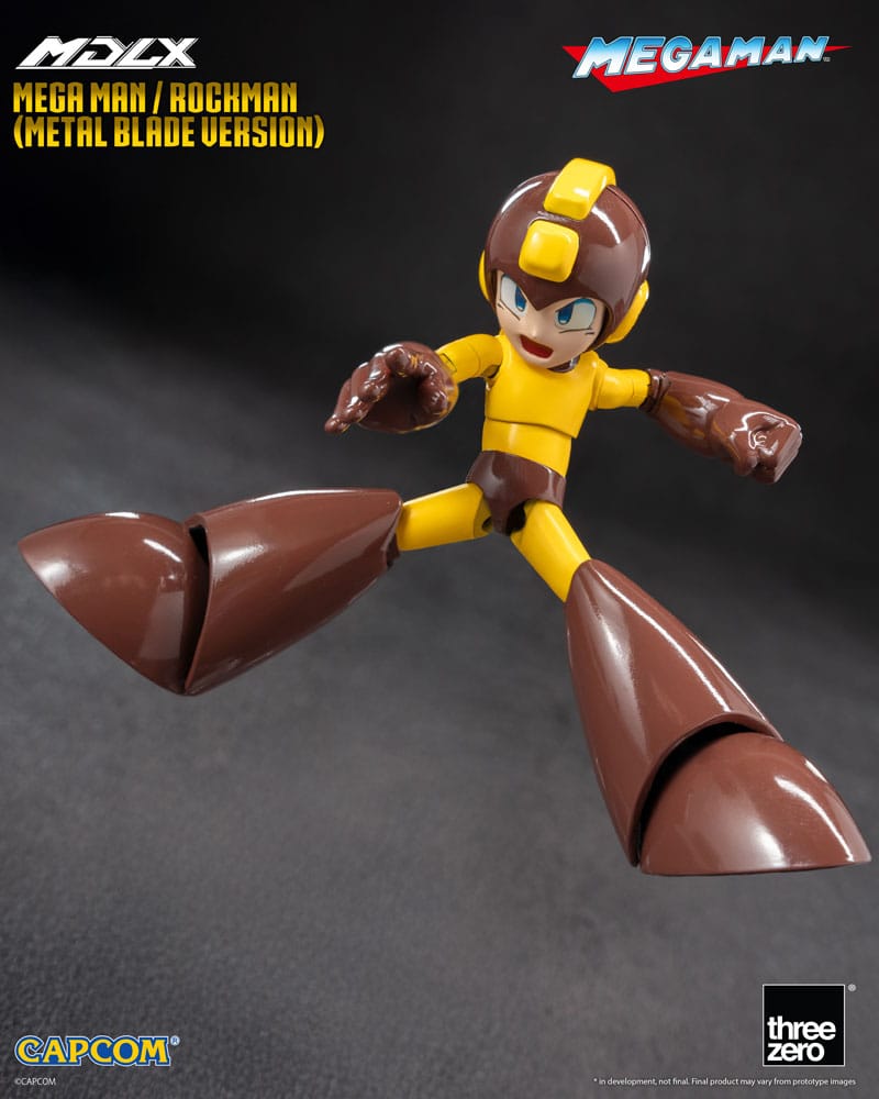 MEGA MAN – FIGURA MDLX 10 CM (THREEZERO – METAL BLADE VERSION)