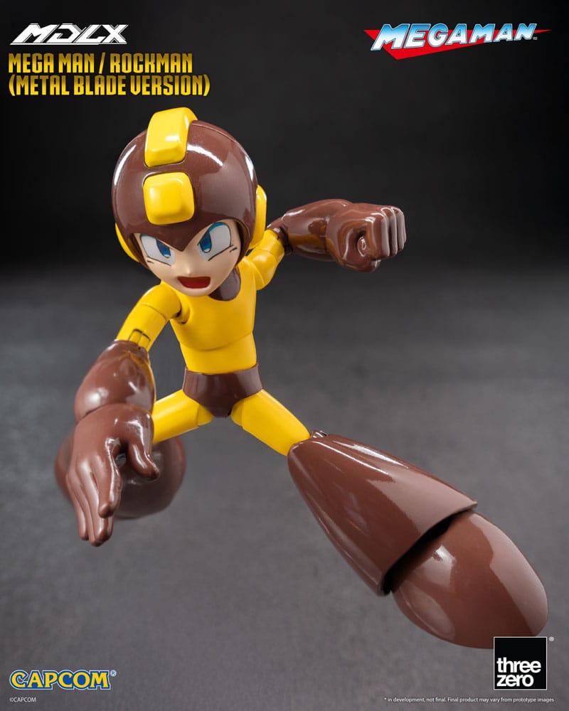 MEGA MAN – FIGURA MDLX 10 CM (THREEZERO – METAL BLADE VERSION)