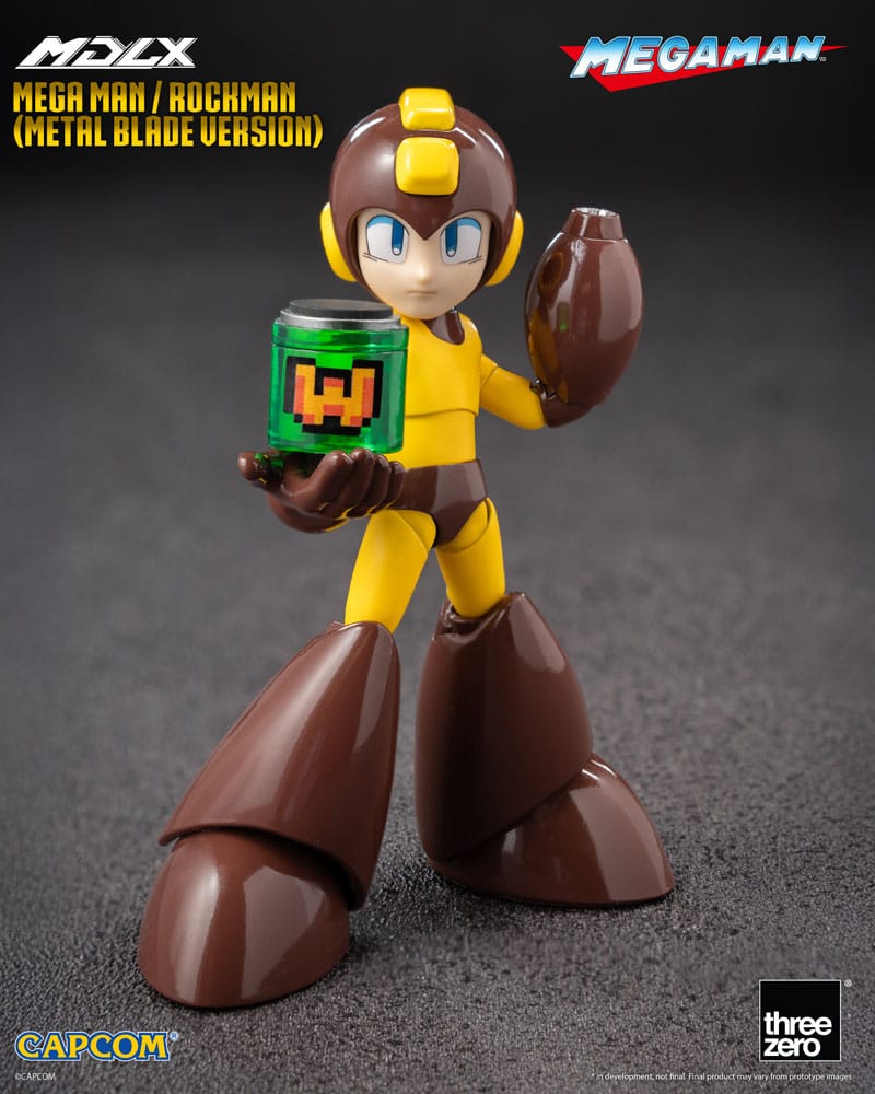 MEGA MAN – FIGURA MDLX 10 CM (THREEZERO – METAL BLADE VERSION)