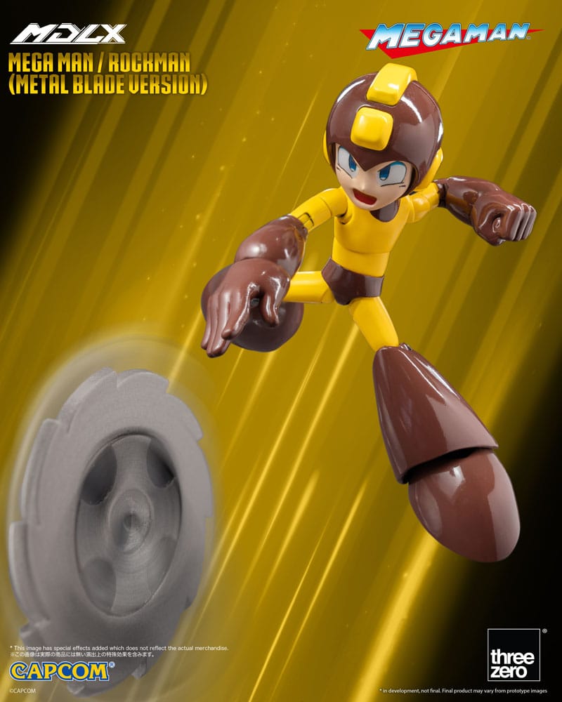 MEGA MAN – FIGURA MDLX 10 CM (THREEZERO – METAL BLADE VERSION)