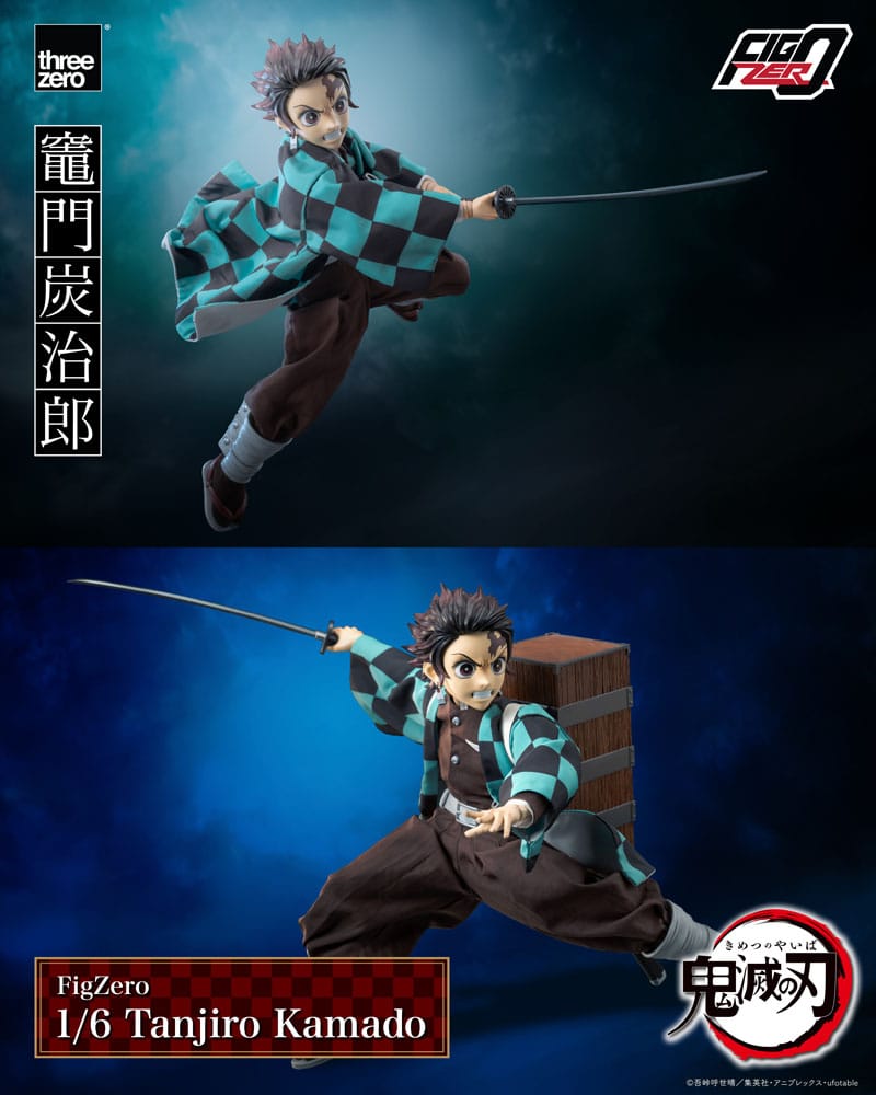 DEMON SLAYER – FIGURA TANJIRO KAMADO 1/6 27 CM (THREEZERO – KIMETSU NO YAIBA)