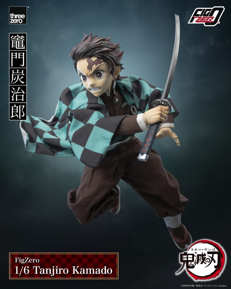 DEMON SLAYER – FIGURA TANJIRO KAMADO 1/6 27 CM (THREEZERO – KIMETSU NO YAIBA)