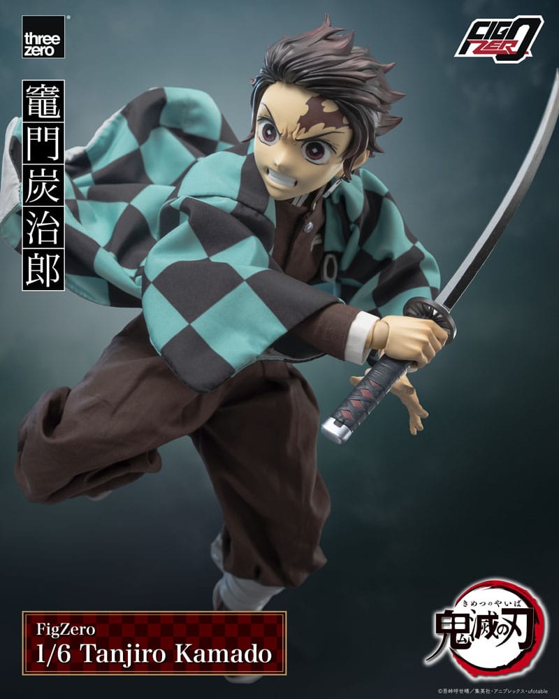 DEMON SLAYER – FIGURA TANJIRO KAMADO 1/6 27 CM (THREEZERO – KIMETSU NO YAIBA)