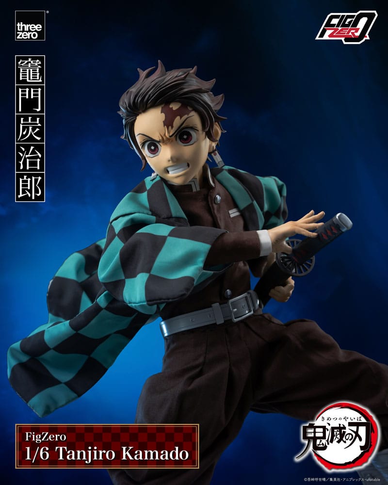 DEMON SLAYER – FIGURA TANJIRO KAMADO 1/6 27 CM (THREEZERO – KIMETSU NO YAIBA)