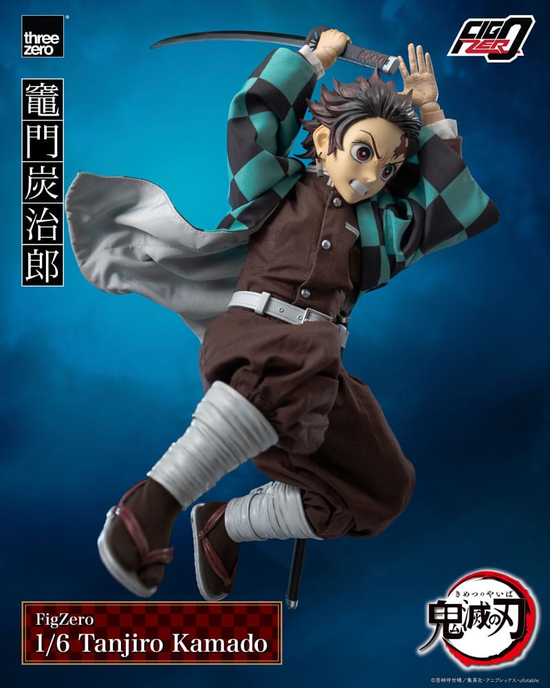 DEMON SLAYER – FIGURA TANJIRO KAMADO 1/6 27 CM (THREEZERO – KIMETSU NO YAIBA)