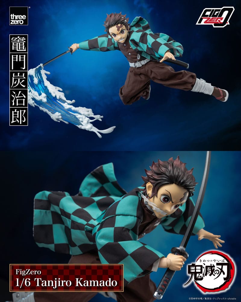DEMON SLAYER – FIGURA TANJIRO KAMADO 1/6 27 CM (THREEZERO – KIMETSU NO YAIBA)