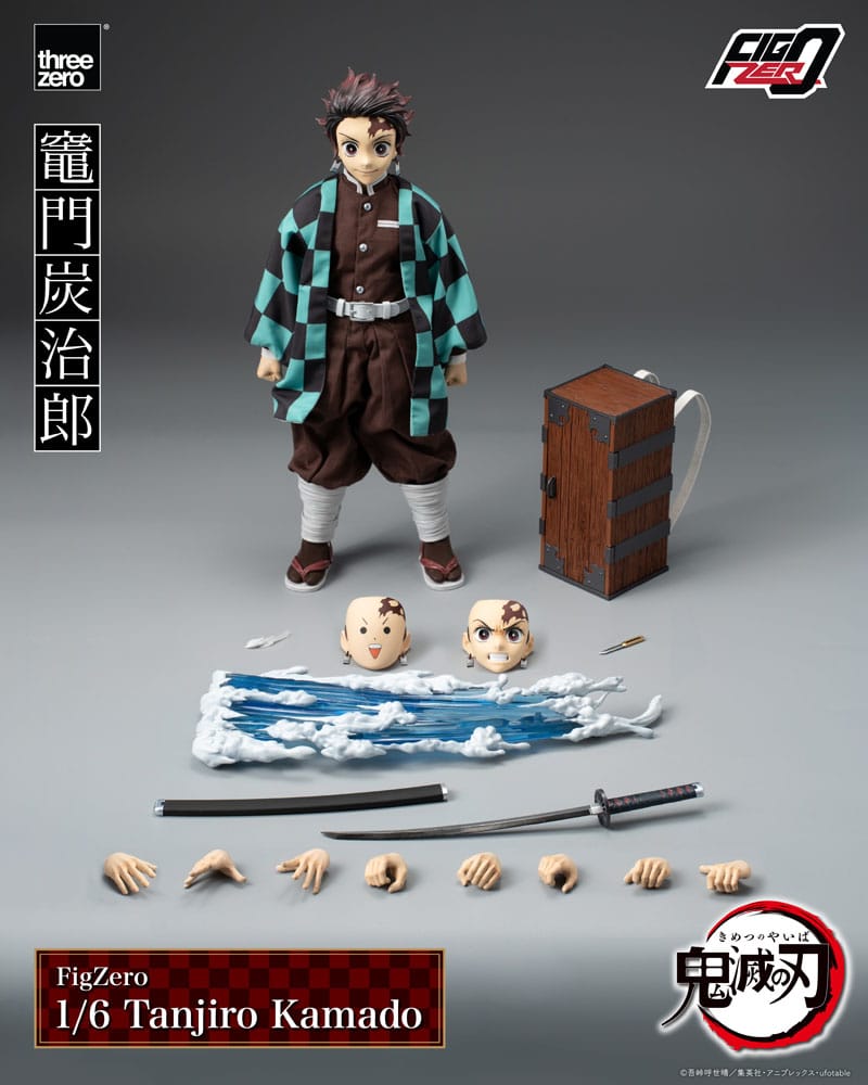DEMON SLAYER – FIGURA TANJIRO KAMADO 1/6 27 CM (THREEZERO – KIMETSU NO YAIBA)
