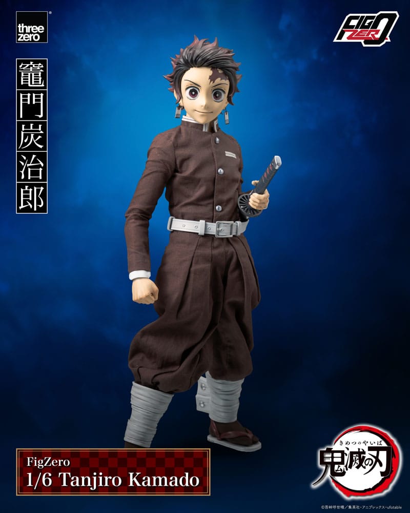 DEMON SLAYER – FIGURA TANJIRO KAMADO 1/6 27 CM (THREEZERO – KIMETSU NO YAIBA)