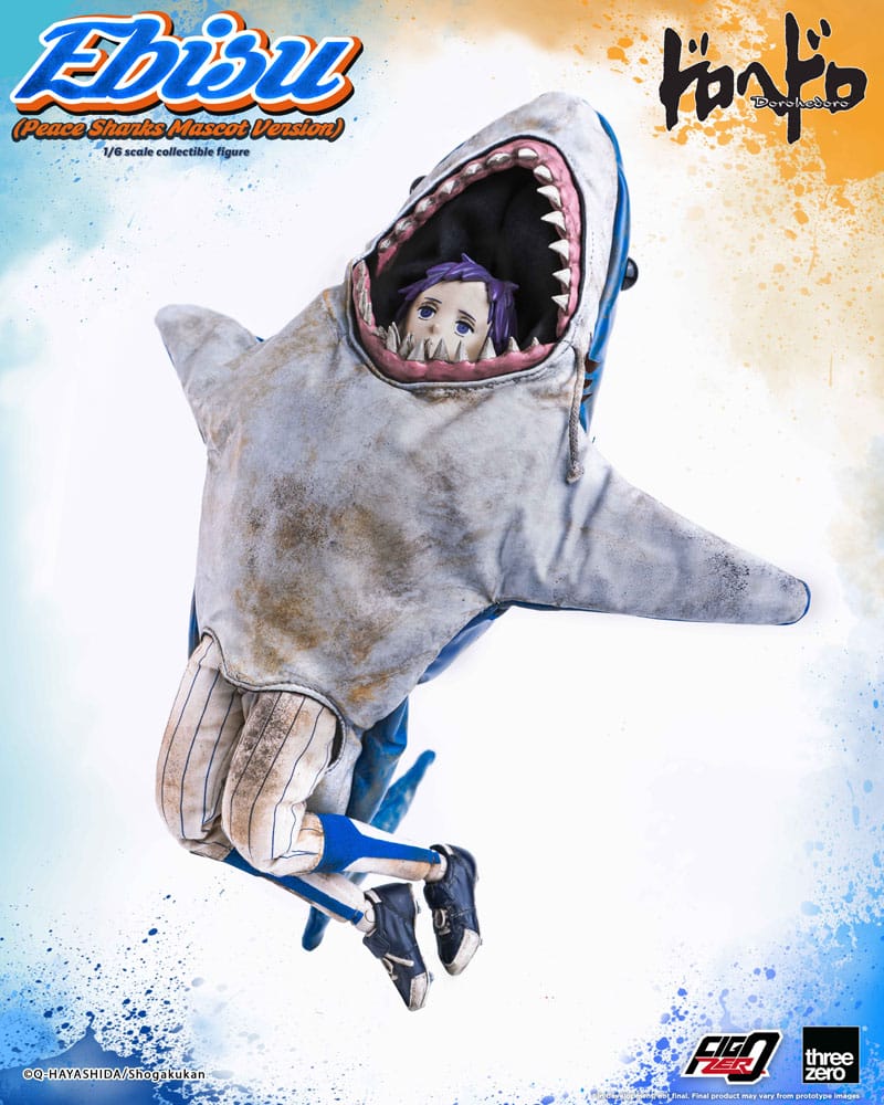 DOROHEDORO – FIGURA 1/6 EBISU PEACE SHARKS MASCOT VER. 24 CM (THREEZERO – DOROHEDORO)