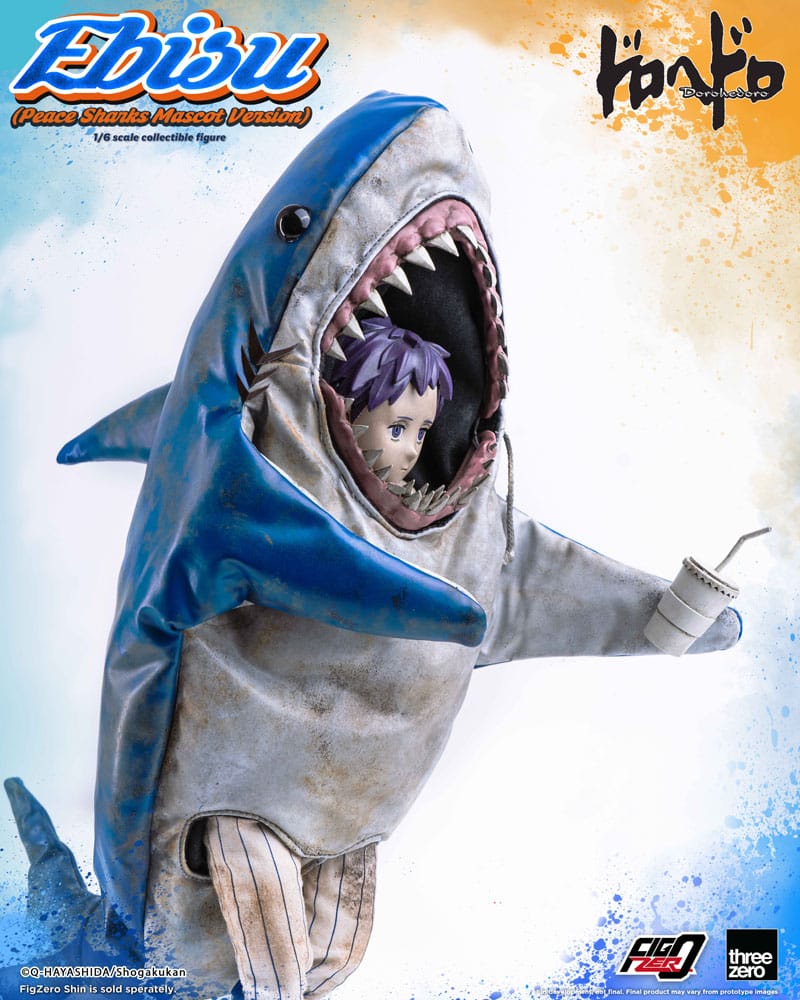 DOROHEDORO – FIGURA 1/6 EBISU PEACE SHARKS MASCOT VER. 24 CM (THREEZERO – DOROHEDORO)