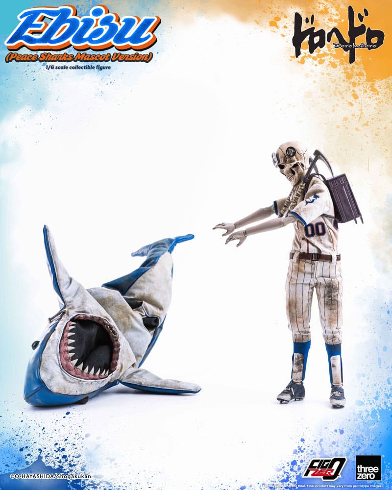 DOROHEDORO – FIGURA 1/6 EBISU PEACE SHARKS MASCOT VER. 24 CM (THREEZERO – DOROHEDORO)