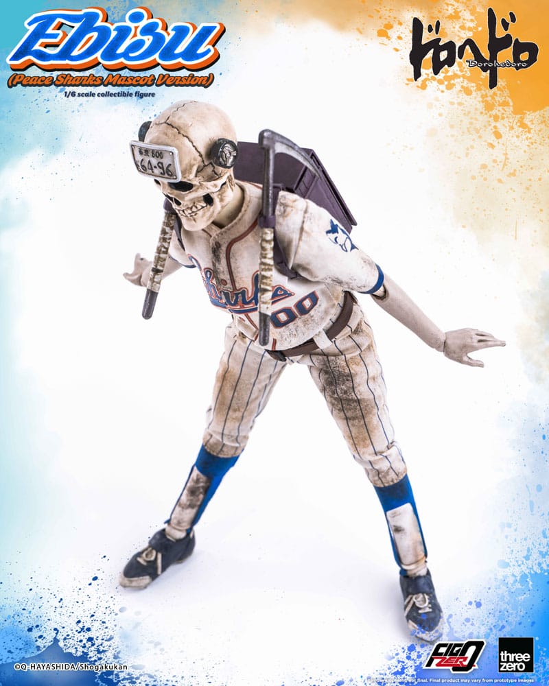 DOROHEDORO – FIGURA 1/6 EBISU PEACE SHARKS MASCOT VER. 24 CM (THREEZERO – DOROHEDORO)