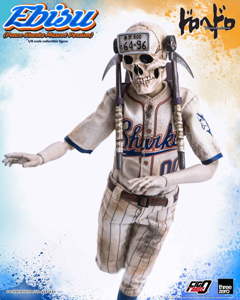 DOROHEDORO – FIGURA 1/6 EBISU PEACE SHARKS MASCOT VER. 24 CM (THREEZERO – DOROHEDORO)