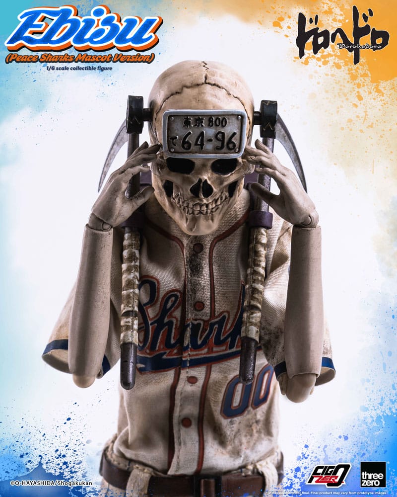 DOROHEDORO – FIGURA 1/6 EBISU PEACE SHARKS MASCOT VER. 24 CM (THREEZERO – DOROHEDORO)