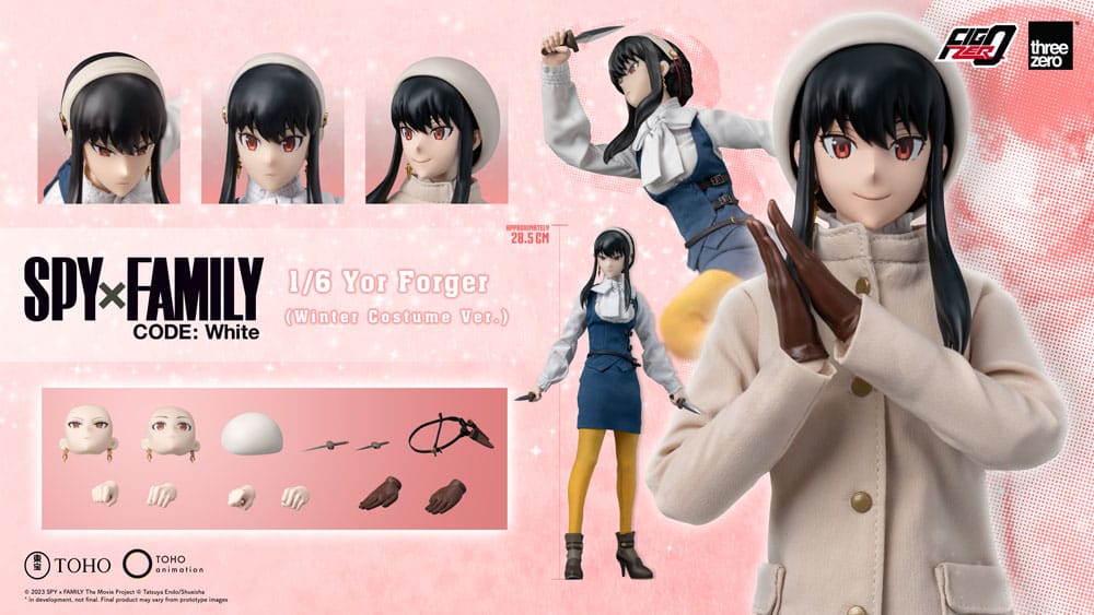 YOR FORGER (WINTER COSTUME VER.) β FIGURA 1/6 (THREEZERO β SPY X FAMILY)