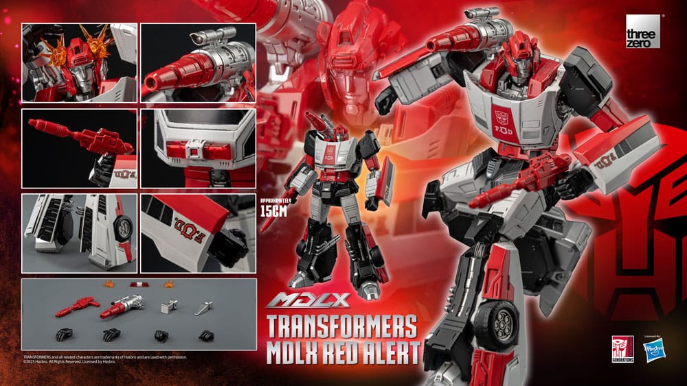 RED ALERT – FIGURA MDLX 15 CM (THREEZERO – TRANSFORMERS)