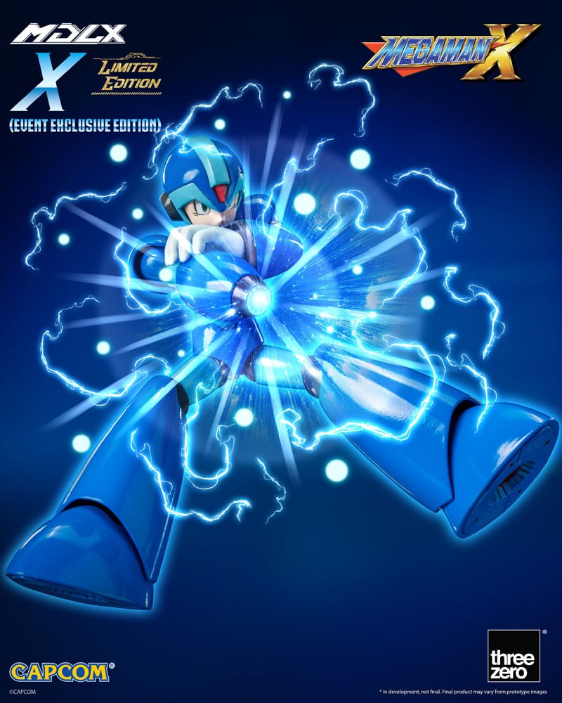 MEGA MAN X – FIGURA MDLX ROCKMAN X 12 CM EXCLUSIVE (THREEZERO – CAPCOM)