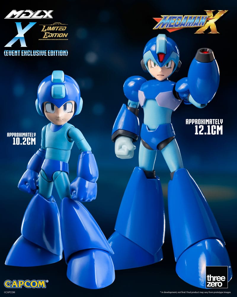 MEGA MAN X – FIGURA MDLX ROCKMAN X 12 CM EXCLUSIVE (THREEZERO – CAPCOM)