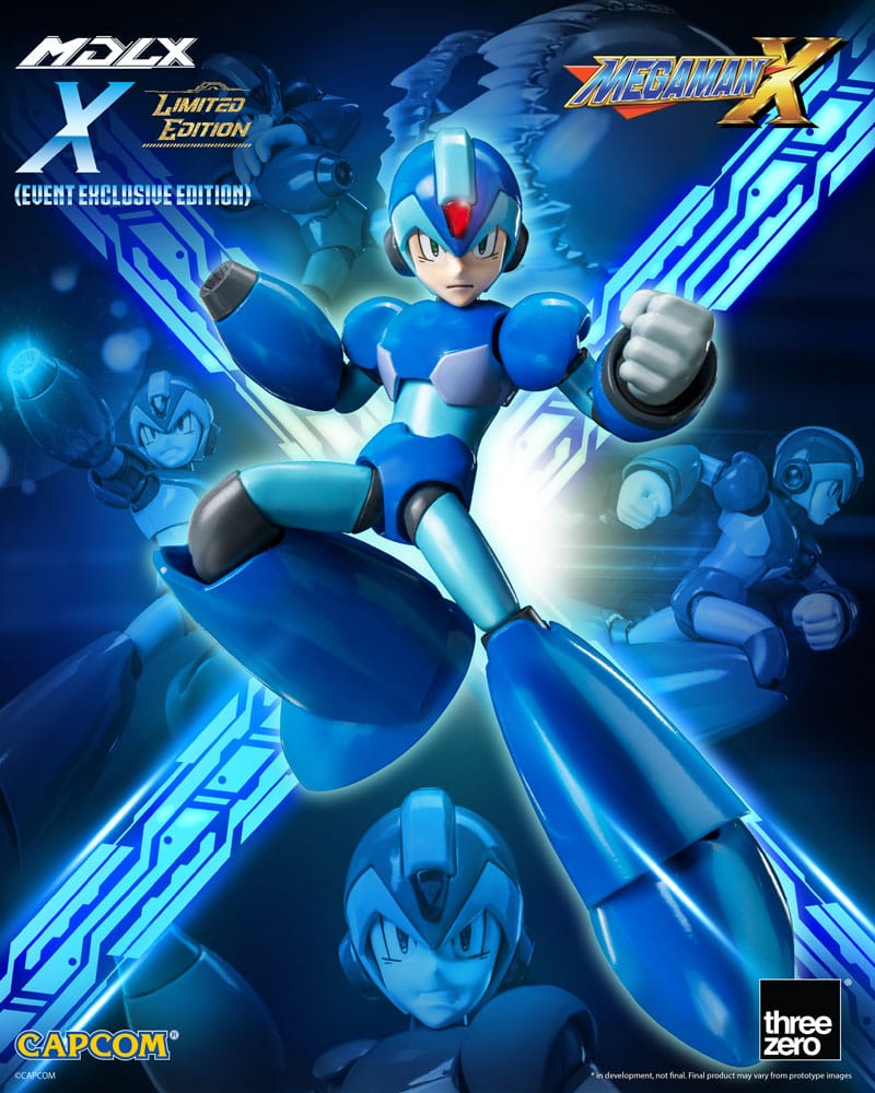 MEGA MAN X – FIGURA MDLX ROCKMAN X 12 CM EXCLUSIVE (THREEZERO – CAPCOM)