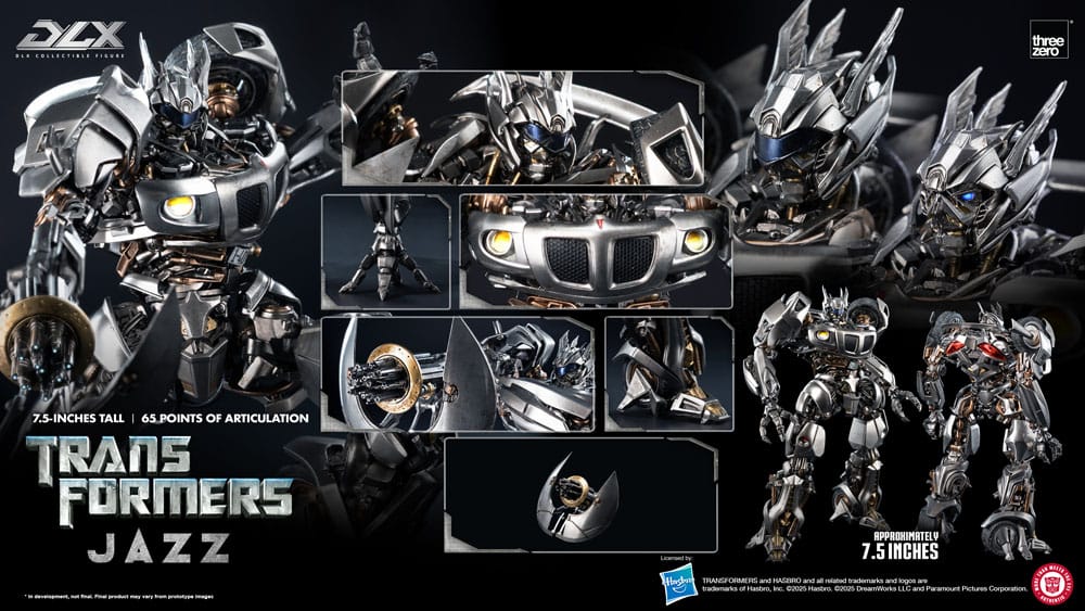JAZZ – DLX FIGURE 1/6 THREEZERO TRANSFORMERS 19 CM
