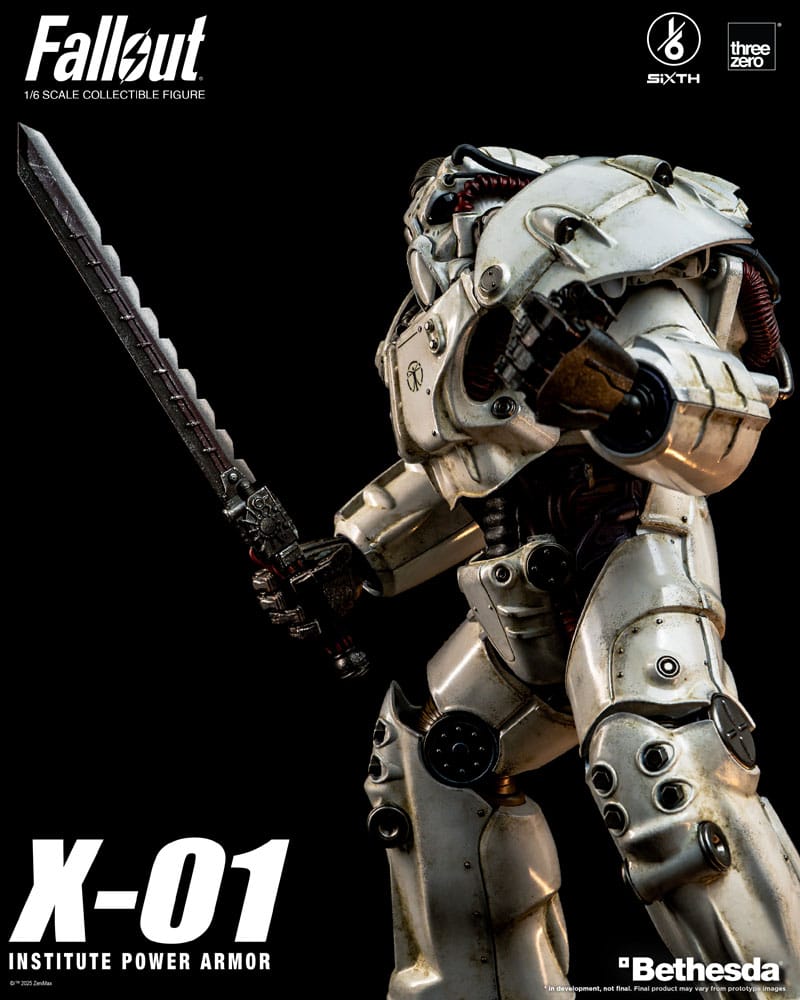 X-01 INSTITUTE POWER ARMOR – FIGZERO FIGURE 1/6 THREEZERO FALLOUT 37 CM