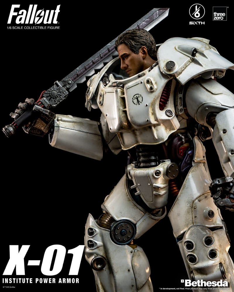 X-01 INSTITUTE POWER ARMOR – FIGZERO FIGURE 1/6 THREEZERO FALLOUT 37 CM