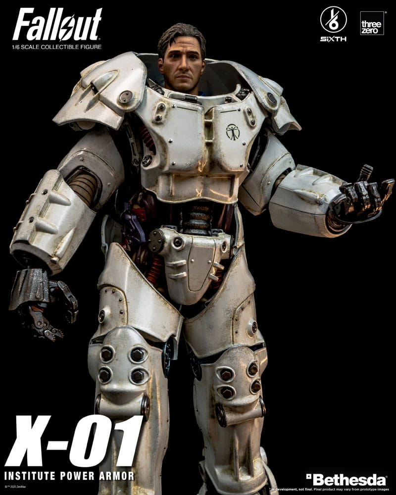 X-01 INSTITUTE POWER ARMOR – FIGZERO FIGURE 1/6 THREEZERO FALLOUT 37 CM