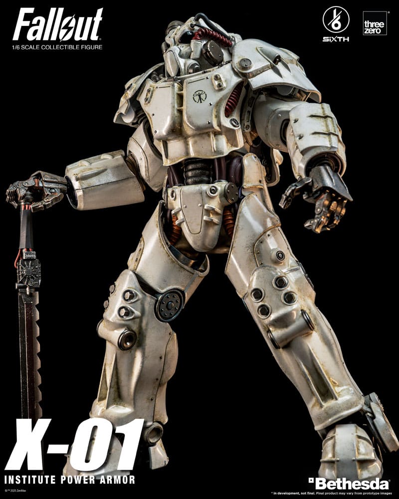 X-01 INSTITUTE POWER ARMOR – FIGZERO FIGURE 1/6 THREEZERO FALLOUT 37 CM