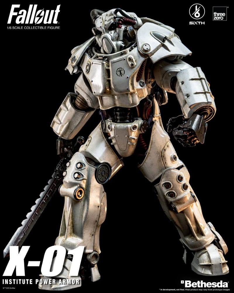 X-01 INSTITUTE POWER ARMOR – FIGZERO FIGURE 1/6 THREEZERO FALLOUT 37 CM