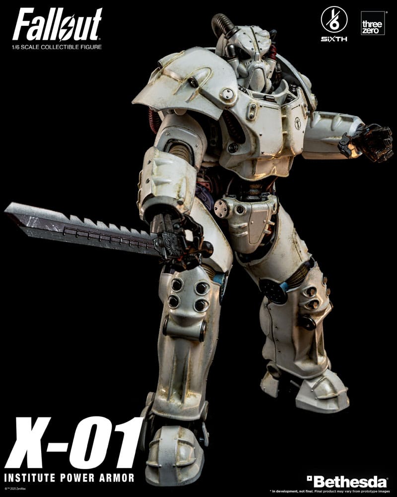 X-01 INSTITUTE POWER ARMOR – FIGZERO FIGURE 1/6 THREEZERO FALLOUT 37 CM