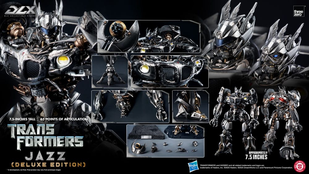 JAZZ (DELUXE EDITION) – DLX FIGURE 1/6 THREEZERO TRANSFORMERS 19 CM