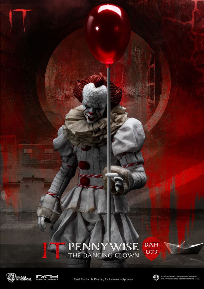 PENNYWISE – FIGURA 21 CM – BEAST KINGDOM – ESCALA 1/9 – STEPHEN KING’S IT