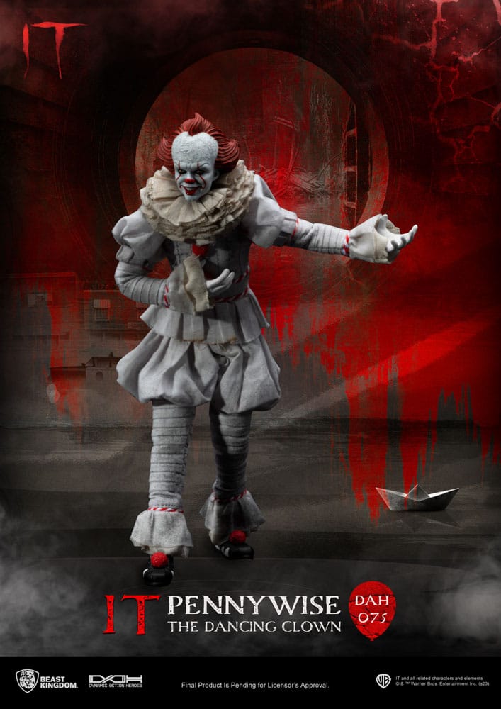 PENNYWISE – FIGURA 21 CM – BEAST KINGDOM – ESCALA 1/9 – STEPHEN KING’S IT