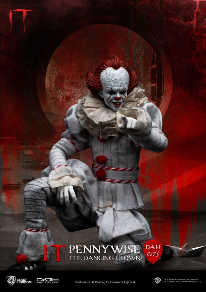 PENNYWISE – FIGURA 21 CM – BEAST KINGDOM – ESCALA 1/9 – STEPHEN KING’S IT