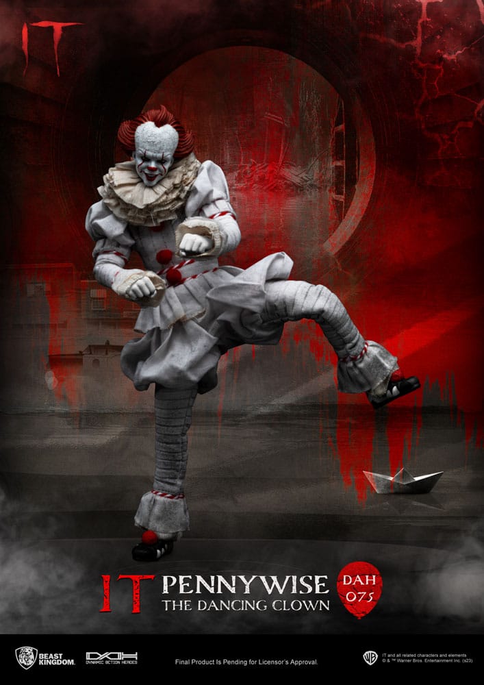 PENNYWISE – FIGURA 21 CM – BEAST KINGDOM – ESCALA 1/9 – STEPHEN KING’S IT