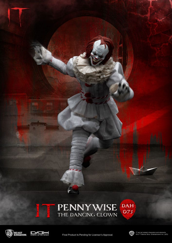 PENNYWISE – FIGURA 21 CM – BEAST KINGDOM – ESCALA 1/9 – STEPHEN KING’S IT