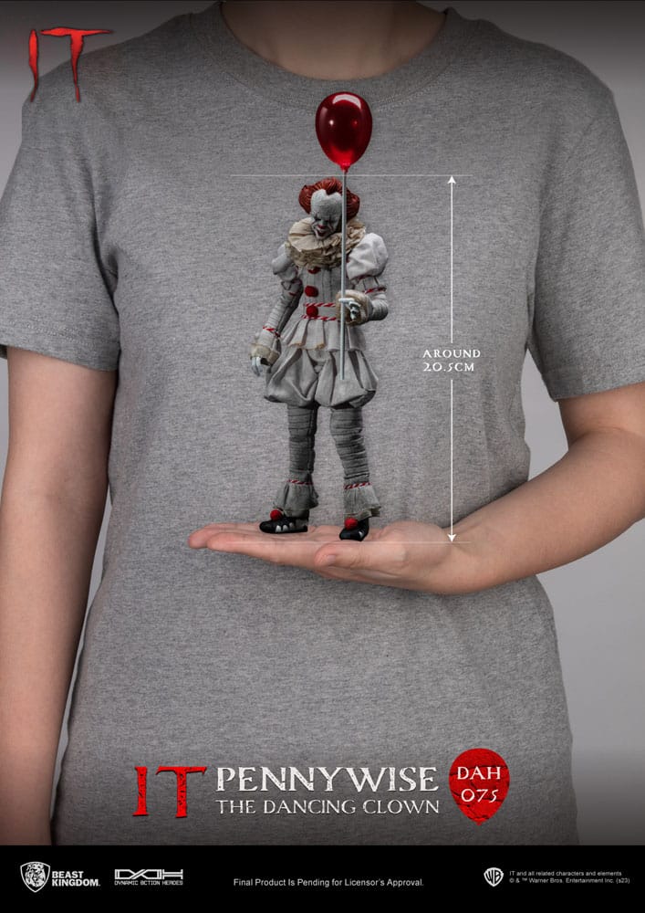 PENNYWISE – FIGURA 21 CM – BEAST KINGDOM – ESCALA 1/9 – STEPHEN KING’S IT
