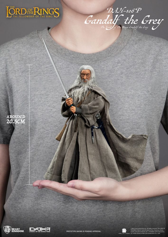 EL SEÑOR DE LOS ANILLOS FIGURA GANDALF THE GREY 21 CM – EDICIÓN LIMITADA