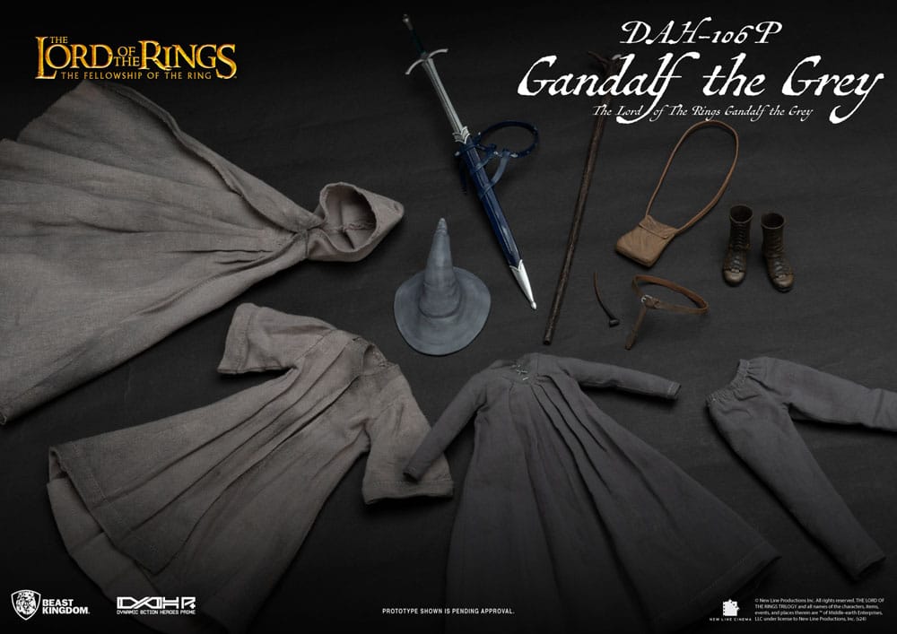 EL SEÑOR DE LOS ANILLOS FIGURA GANDALF THE GREY 21 CM – EDICIÓN LIMITADA