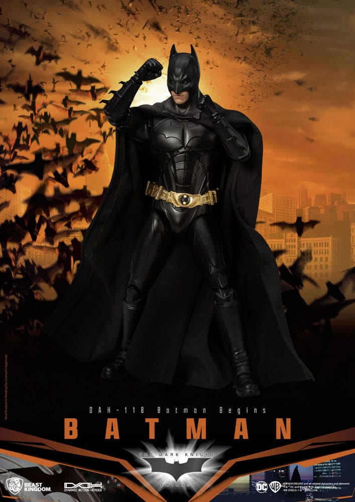 BATMAN – BATMAN BEGINS FIGURA 21 CM – BEAST KINGDOM – ESCALA 1/9