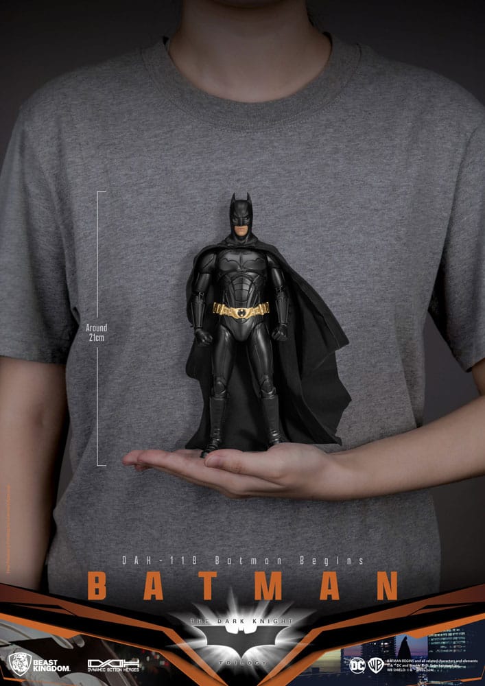 BATMAN – BATMAN BEGINS FIGURA 21 CM – BEAST KINGDOM – ESCALA 1/9