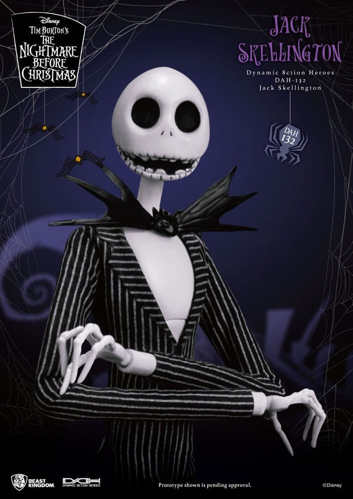JACK SKELLINGTON – FIGURA 21 CM – THE NIGHTMARE BEFORE CHRISTMAS – BEAST KINGDOM ESCALA 1/9