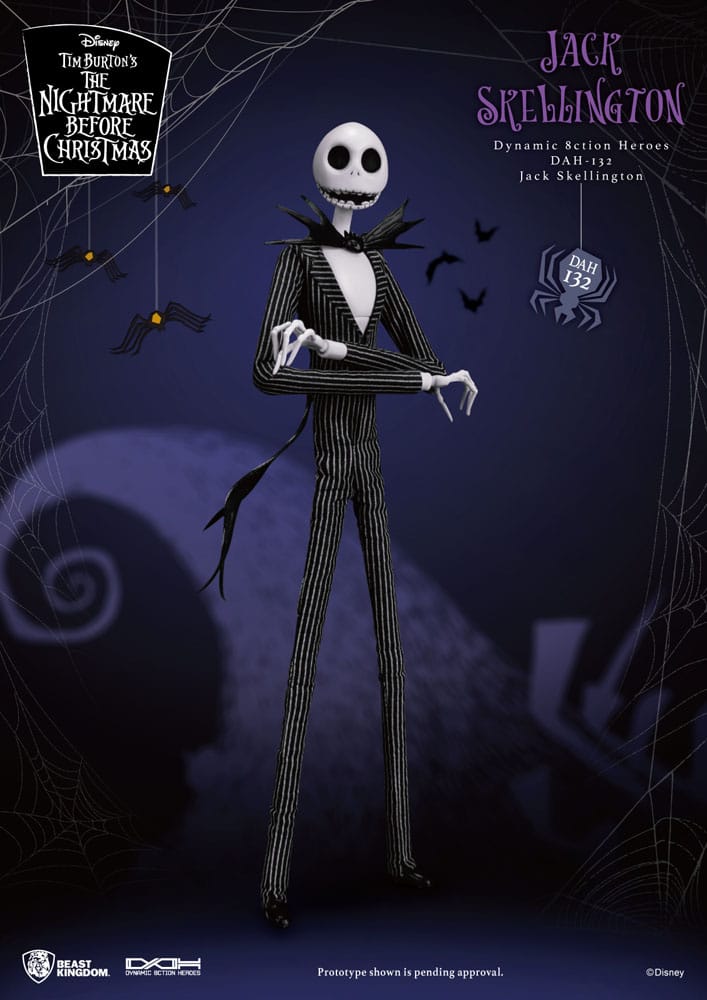 JACK SKELLINGTON – FIGURA 21 CM – THE NIGHTMARE BEFORE CHRISTMAS – BEAST KINGDOM ESCALA 1/9